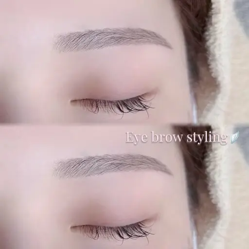 🩶‪꒰ 4/25~30限定‪ ꒱‬🩶眉毛スタイリングモデル🪄︎︎ (wax脱毛、カット、間引き、メイク込み)