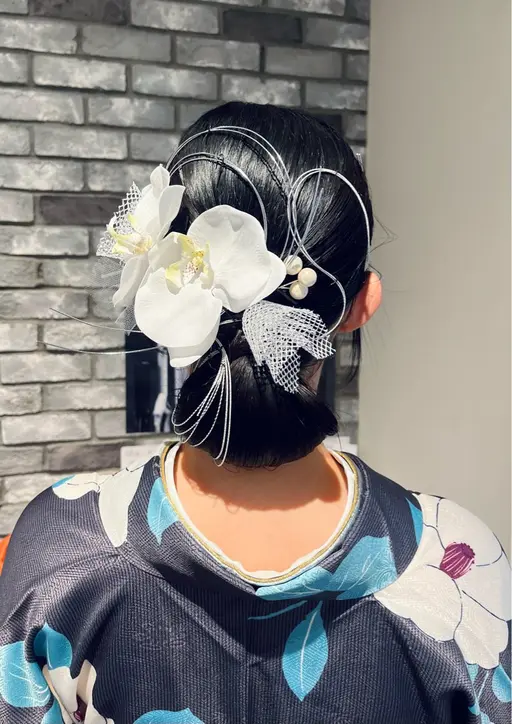 ⭐️卒業式袴着付け＋ヘアセット¥14300⭐️ご予約はお電話ください☆営業時間前の早朝可☆