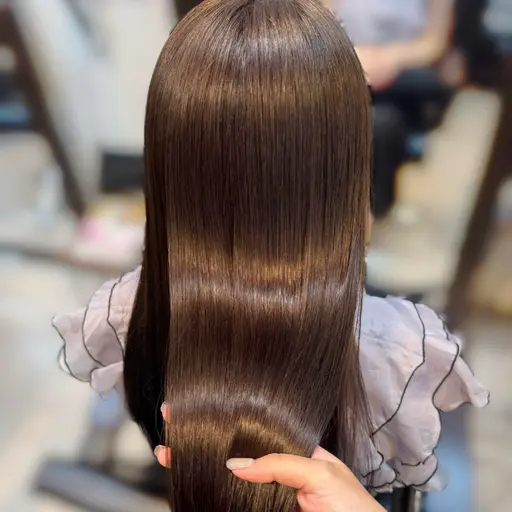 👑人気No1【当日限定】小顔カット+ULTOWA髪質改善カラー+ケアトリートメント+Refaファインバブル🫧