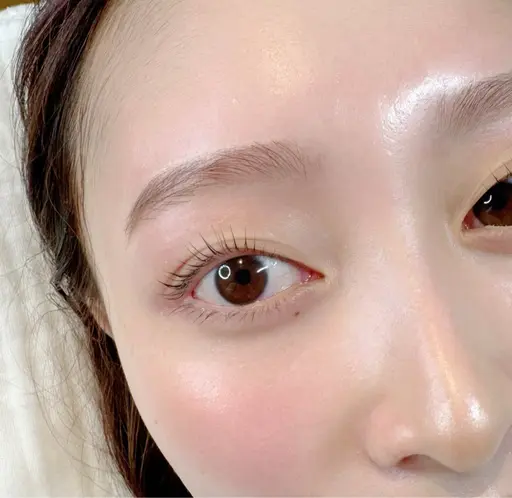 【lash lift & eyebrow】持続力が好評☆まつげパーマ& organicカラー＋似合わせデザイン美眉