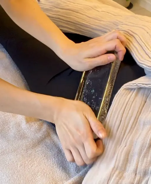 【新】クリスタルプレート・ディープフロー30分/特大サイズの水晶ならではの重みと接地面により、短時間でもスッキリ。