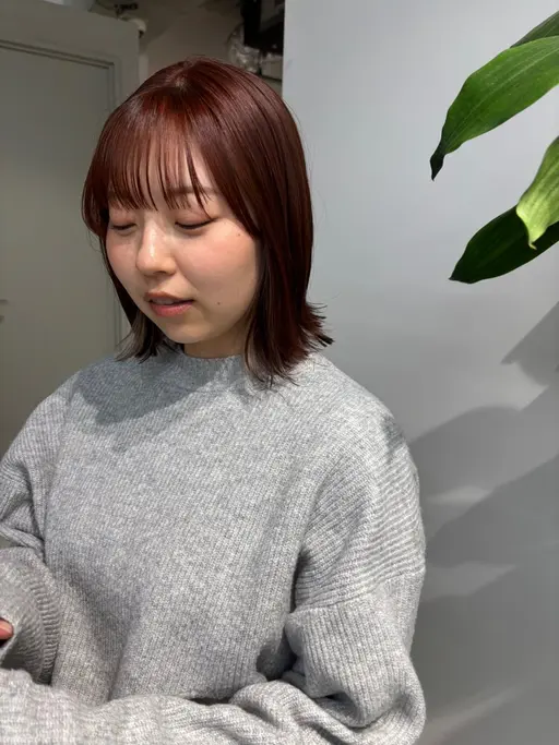 【ブリーチ無し透明感ケアカラー】カラーと6STEPバイカルテトリートメント