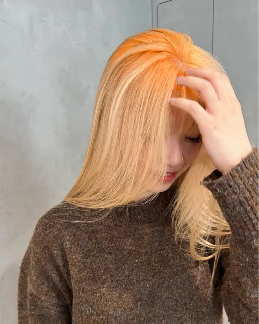 ダブルカラー(ケアブリーチ)+カット