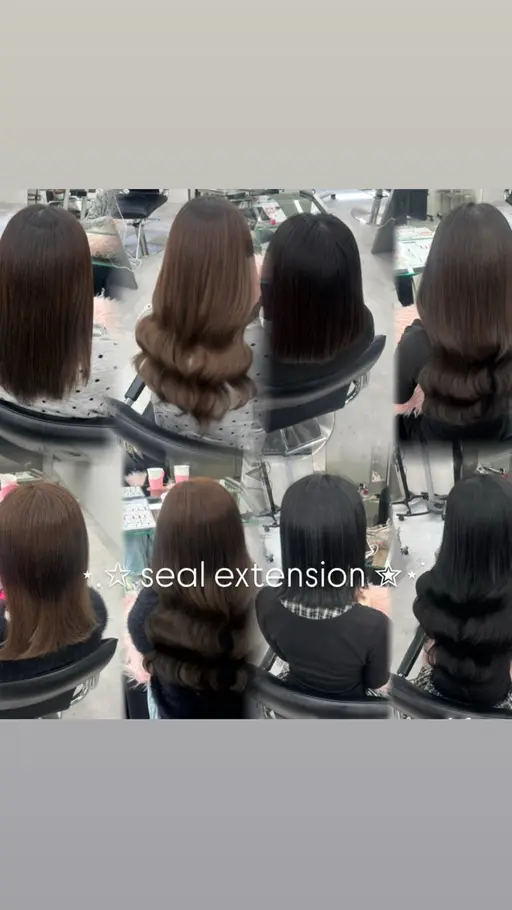 ロングに可愛くイメチェンしませんか~？💗《✨️残り3名様✨️》 🎀 シールエクステ80本   ￥15,400 🎀