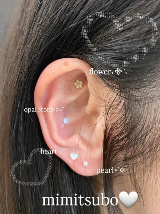 シンプル10粒耳ツボジュエリー👂️💎 新宿/南新宿/代々木
