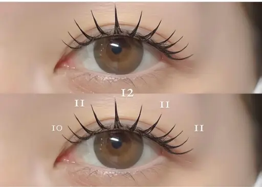 【韓国風束感仕上げ】フラットラッシュ100本¥ 4180オフ無料