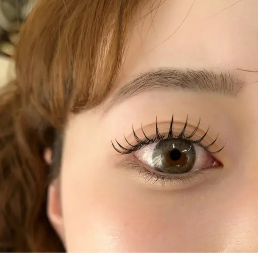 束感🌟フラットラッシュ120本🌟omemeコーティング仕上げ🍊オフ無料［亀戸/錦糸町］