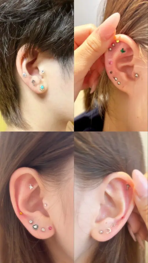 話題の耳つぼジュエリー💎✨【10粒まで】デビュー記念として特別価格となっております🤲🏻🎀