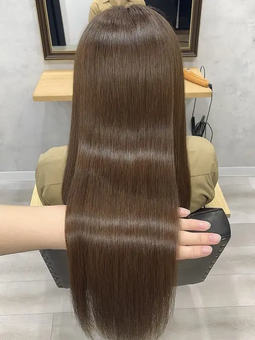 さらっとまとまる髪質改善ストレート✨