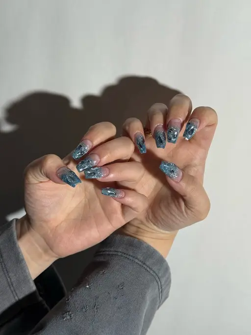 スカルプラメグラデーション✨ストーン盛り放題🧸🤎(4/15限定¥6800から更に¥500off‼️)