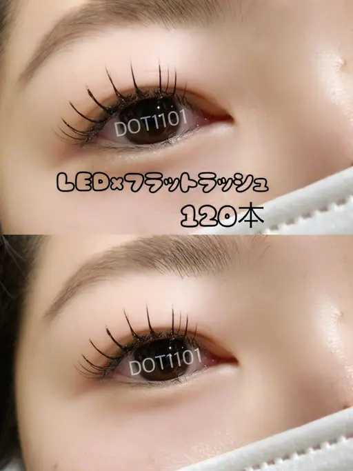 17～26日来店限定‼️持続力◎LEDフラット120本🌟【オフなし】※新規10分前来店厳守、当日キャンセル1500円