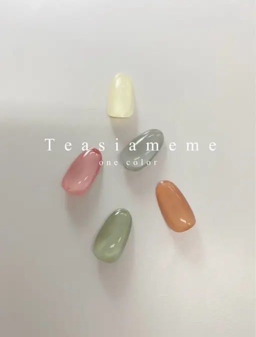 【オフあり】シンプルワンカラーモデル、【ショートネイルのみ対応🎀🤍】2色までOK👌🏻オフ無料