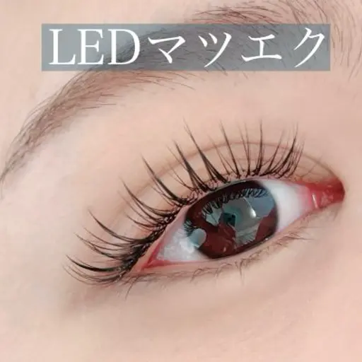 《ナチュラル》もちアップ🫧LEDフラットラッシュ✨80-100本