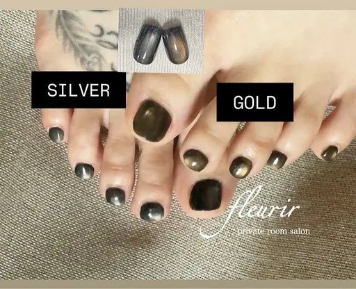 フット限定🐾【BLACKマグ:オフ別途追加】BLACKマグの輝きが GOLD or SILVERどちらか選べます✨️