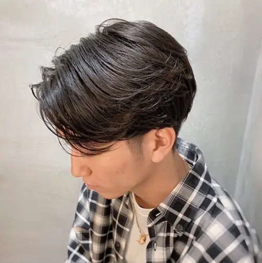 【オープン記念💈】【ご新規様限定🔥】【メンズカット+ニュアンスパーマ】【ワンカールの毛流れパーマでオシャレに✨】