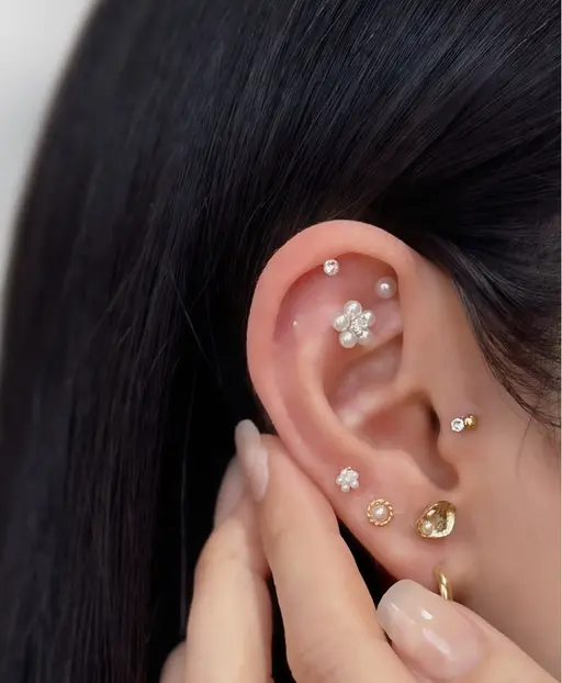 𝗇𝖾𝗐💎耳ツボジュエリー💎10粒コース