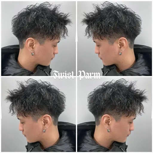 メンズカット＋パーマ+トリートメント