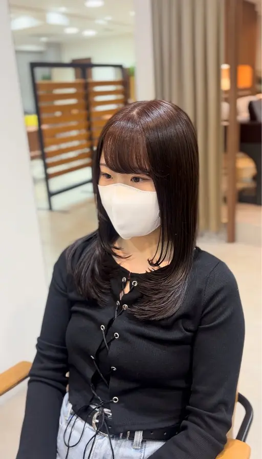 🎀カット＋美容液カラー🎀/髪質で選べるシャンプートリートメント♡