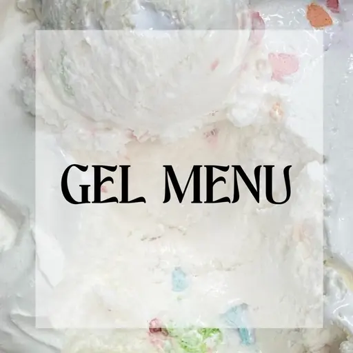 ⋆以下ジェルメニュー⋆