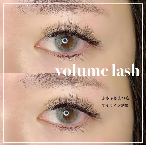 🌿ボリュームラッシュ200-300本🌿デザイン自由🤍オフ🉑