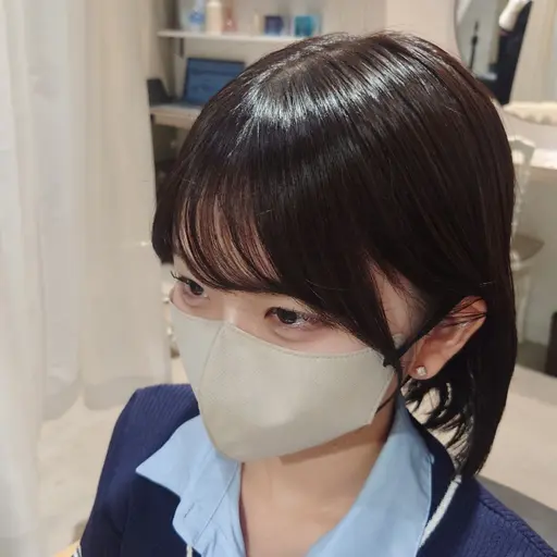 前髪カットモデル