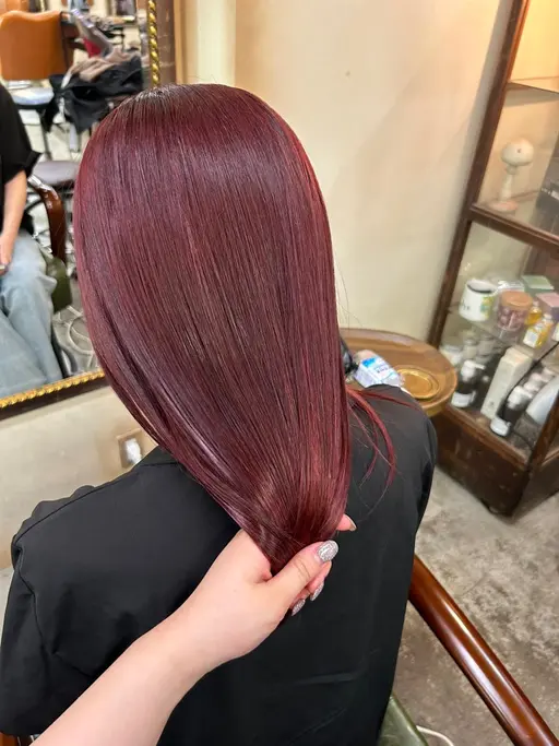 【話題の‼️】ブリーチなしダブルカラー＋トリートメント✨️