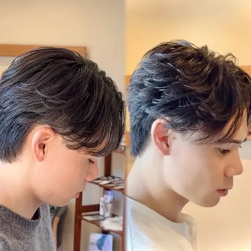 【 メンズパーマ✨】　毛流れパーマor フェザーパーマ　※カット➕パーマ