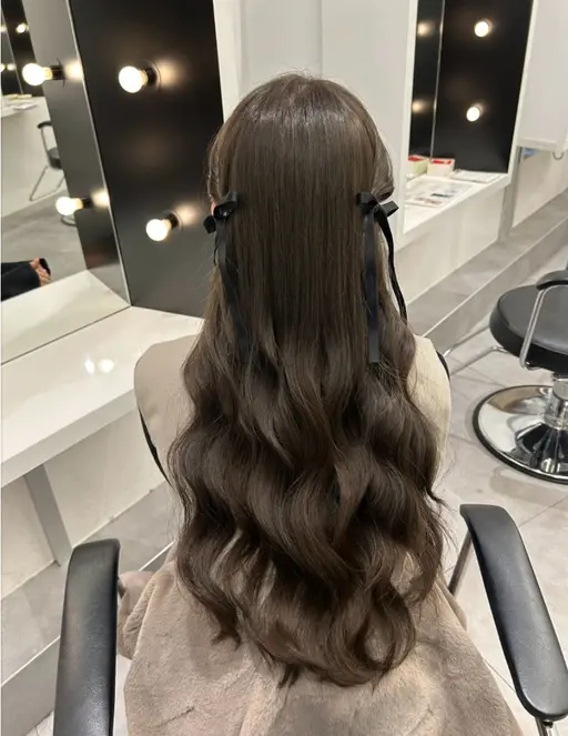 🤍透明感たっぷり🤍ブリーチなしダブルカラー+COTAトリートメント