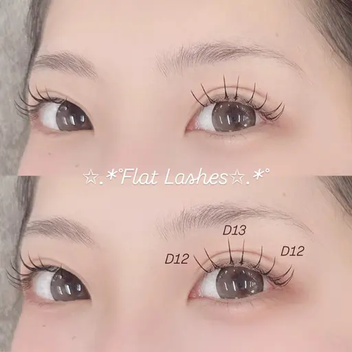 オフあり♥️【フラットラッシュ60~80本】※付け足し不可[マツエク/八王子]