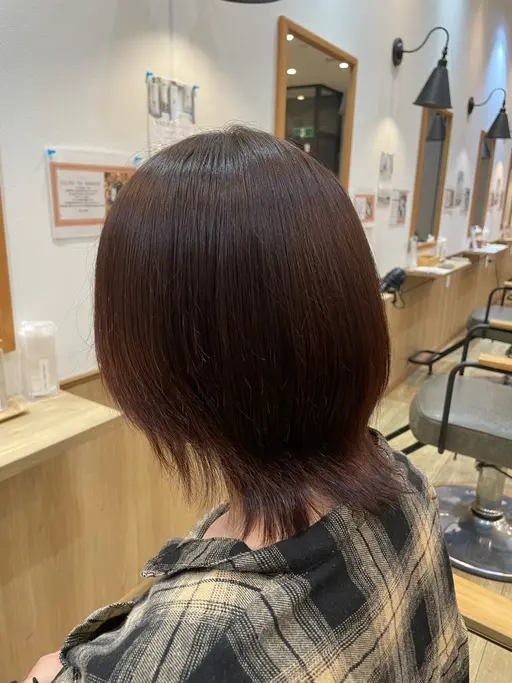 ワンカラー✨(ショートからミディアム鎖骨ラインまで)白髪染め可