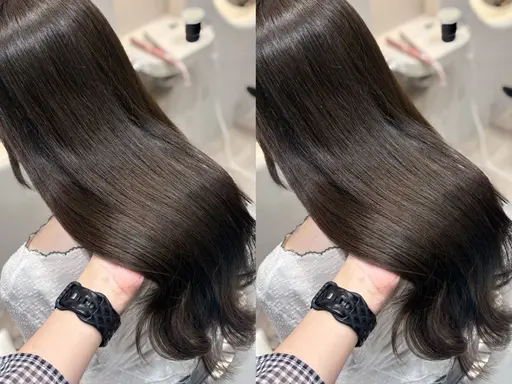 【前日までのご予約限定】🩷ワンカラー＋スチームで浸透させる1step 高保湿スチームトリートメント🩷