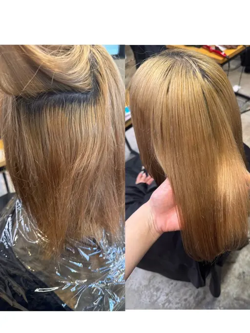 ［10名様限定🌕］縮毛矯正(髪質改善)×トリートメント/ブリーチ履歴⭕️/髪質改善/梅田/ハイトーン履歴/19:00-