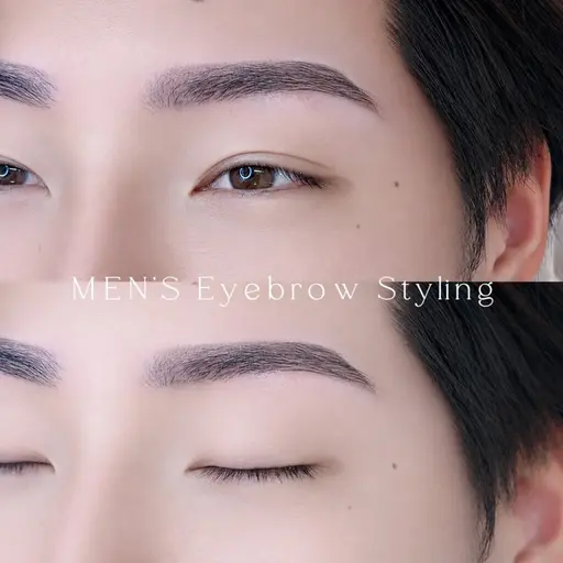 【HBL】メンズ👦🏻⭐️ハリウッドブロウリフト🌿‬✨️モデル様メニュー[WAX/間引き込🪄︎︎]