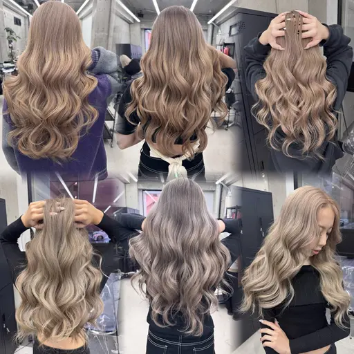 【先着10名様限定❗️】1ブリーチカラー【透明感のある海外風ヘアカラー】リタッチ👼🏻🉑🎶