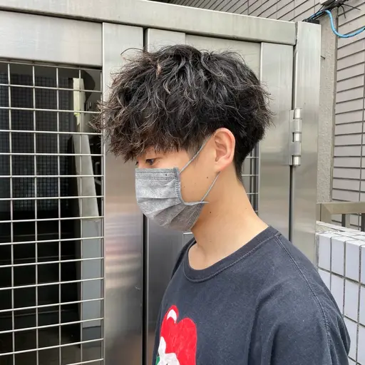 メンズ特化🉐【メンズ】✂️カット＋似合わせパーマ🔥【波巻きパーマ・スパイラルパーマ・ツイストスパイラルパーマ】