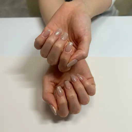 オフあり ワンカラーorラメグラ(クリアベース)