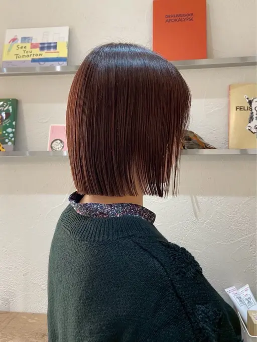 湿気対策☔️柔らかい質感をつくるストレート🫧