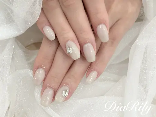 【オフなし】シンプル💅ワンカラー/フレンチ/カラーグラデ/ラメ 炭酸浴ケア付き