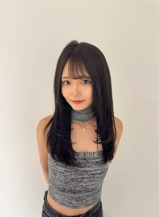 🇰🇷💕韓国ワンホン風 ロングレイヤーカット💕🇰🇷【シャンプー➕トリートメント➕ヘアセット】