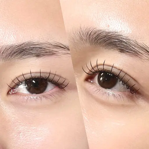 LEDまつげエクステ80本《フラットマットラッシュ》