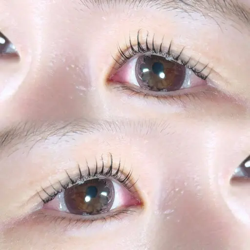 【まつ毛パーマ】パリジェンヌラッシュリフト＋コーティング仕上げ👀💜