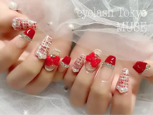 【minimo限定】Hand🤲90分アート&パーツつけ放題ワンホンコース✨ジェルオフ🉑長さだしパーツオフ別