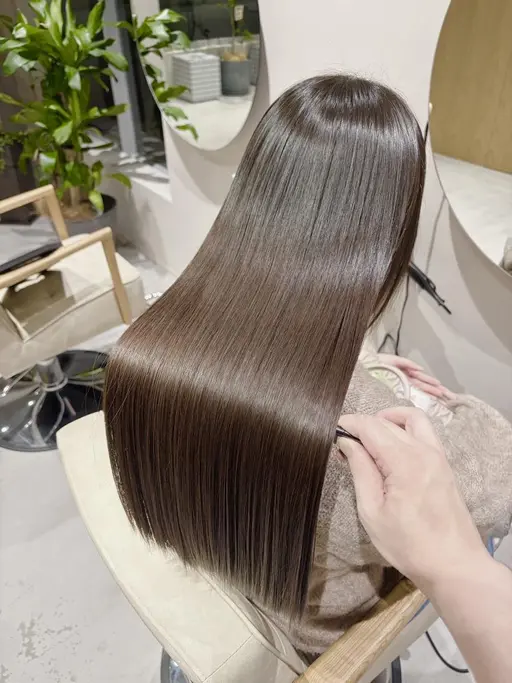 【お得な組み合わせフルメニュー🉐⭐️】髪質改善ストレート✨+ノンダメージカラー(必読注意事項)🙆♂️+カット