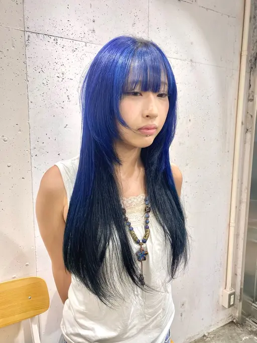 レイヤー,ウルフカット🫐➕超音波トリートメント🩵(土日祝日+1100)