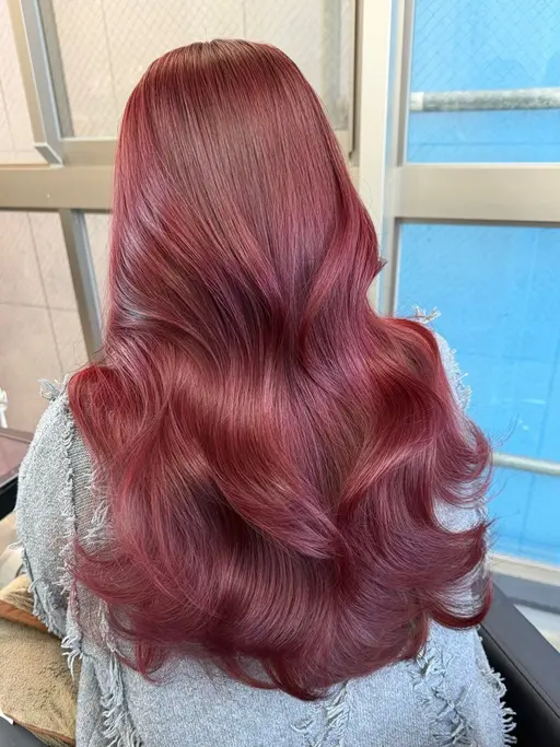 ブリーチリタッチ➕オンカラー  👱🏻‍♀️🩷✨