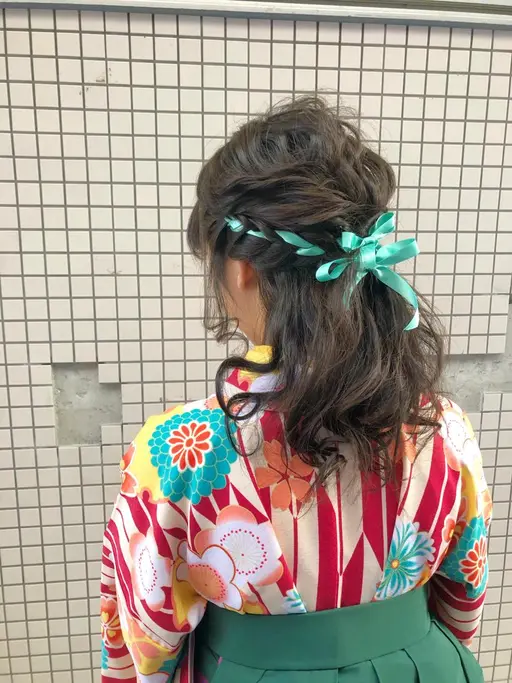 袴の着付け&ヘアセット