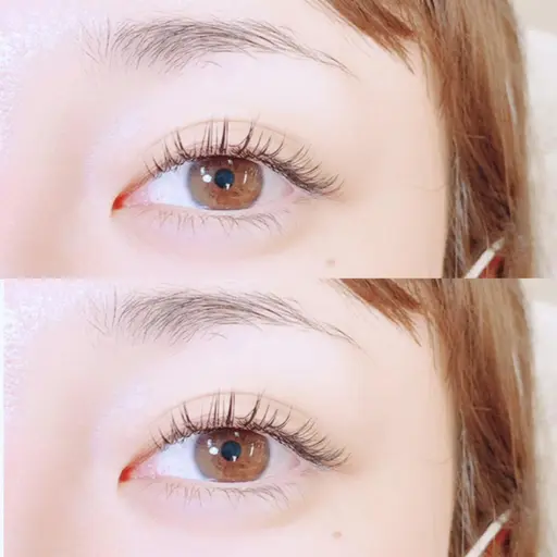 まつげパーマ上下