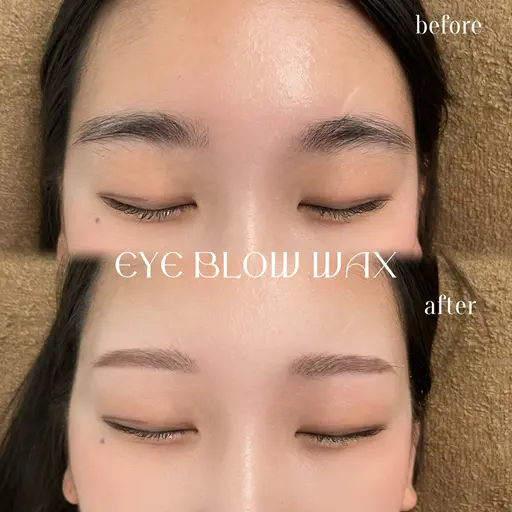 ミニモ学割🏫✨【アイブロウワックス】産毛も綺麗にとれてスベスベに🪄🤍毛量調整、眉メイク付き✨