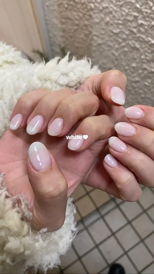 【ワンカラーネイル🎀】U29💅🏻シンプルで可愛い🤍爪に優しいジェル使用しています🌱