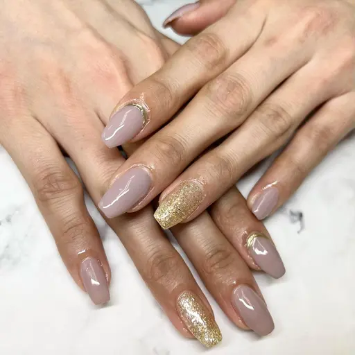 【オフあり】ハンドジェル💅シンプルアート定額